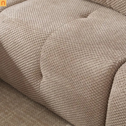 loveseat Modular Taupe Polyester No Assembly 2-Piece