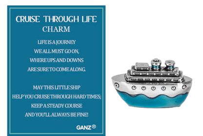 Cruise Through Life Charm - A Nautical Reminder of Resilience