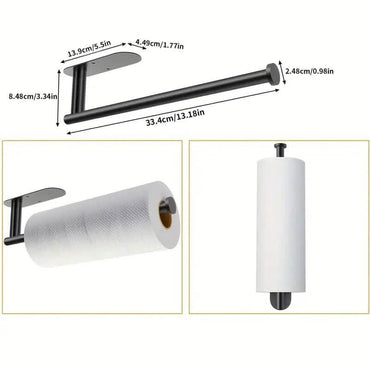 Self-Adhesive Under Cabinet Paper Towel Holder