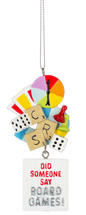 Game Night Ornament - Board Games