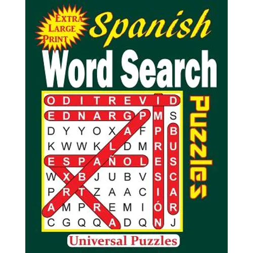 Spanish Word Search Puzzles - Paperback