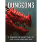 Dungeons: 51 Dungeons for Fantasy Tabletop Role-Playing Games - Hardcover