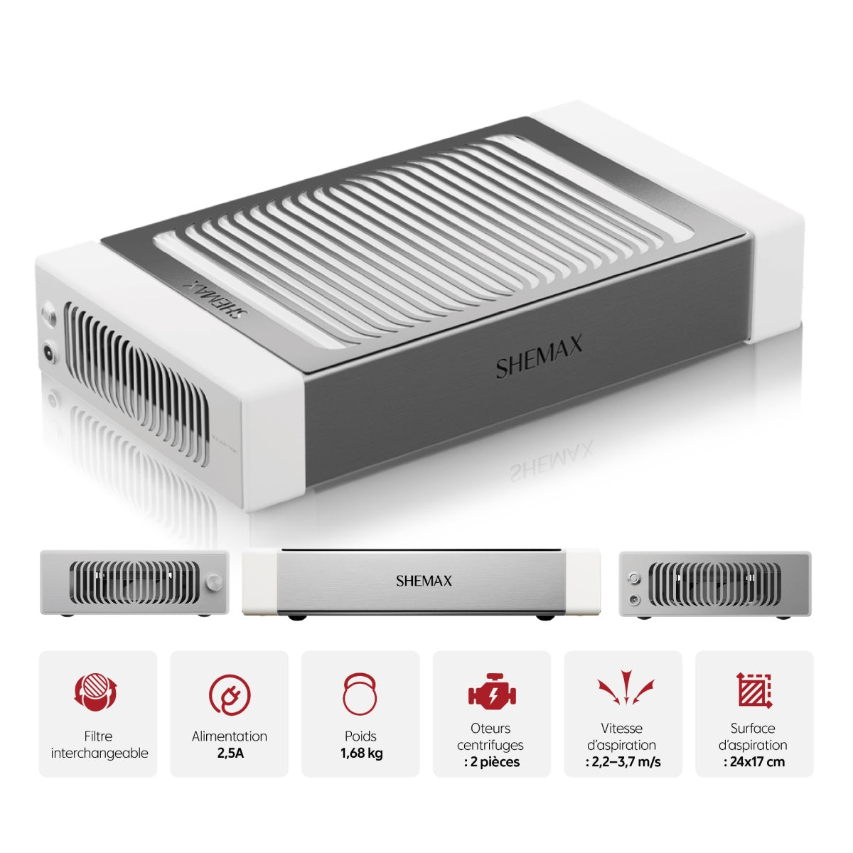 SHEMAX Style Pro Peach Fuzz Nail Dust Collector