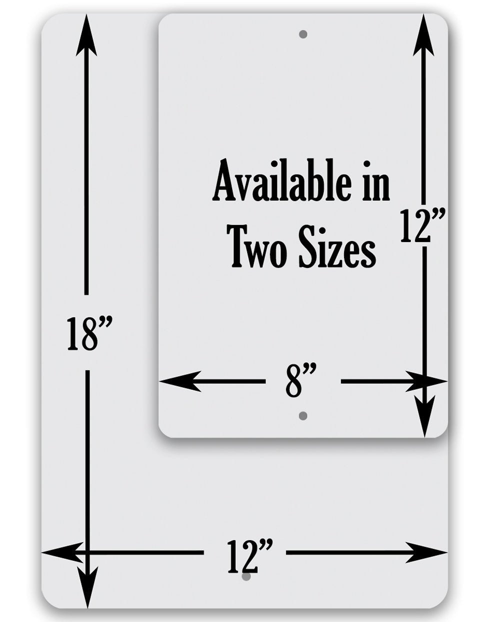 Shots Menu - Metal Sign