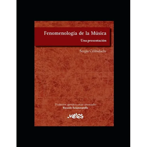 Fenomenología de la música: Una presentación - Paperback