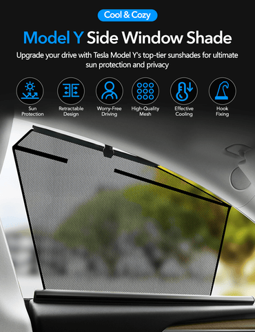 Side Window Shade for Tesla Model Y