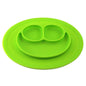 Silicone Feeding Placemat and 3-Section Plate