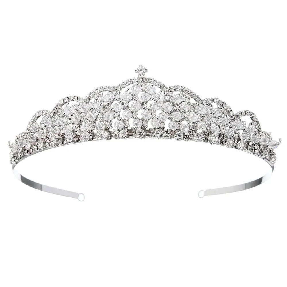 Silver Crystal Choker Wedding Jewelry Set