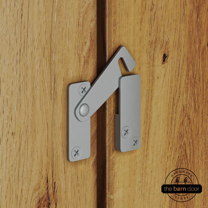 Barn Door Biparting Privacy Latch