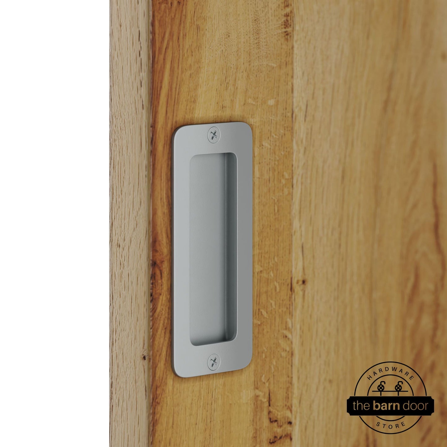 Barn Door Partial Radius Flush Pull