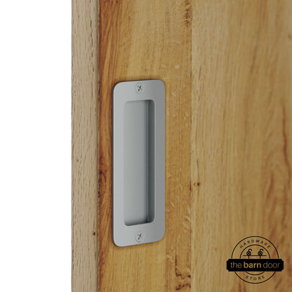 Barn Door Partial Radius Flush Pull