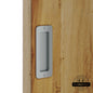 Barn Door Partial Radius Flush Pull