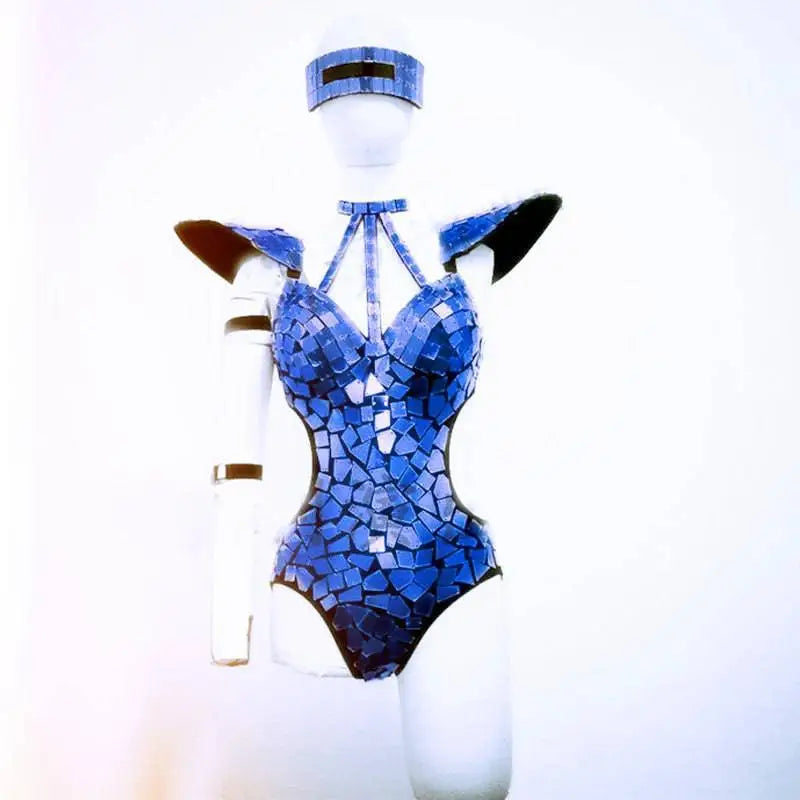 Silver Mirror Performance Hall Performance Bodysuit
