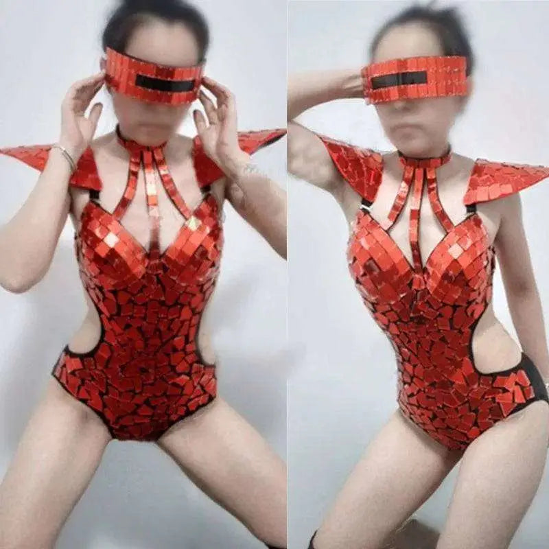 Silver Mirror Performance Hall Performance Bodysuit