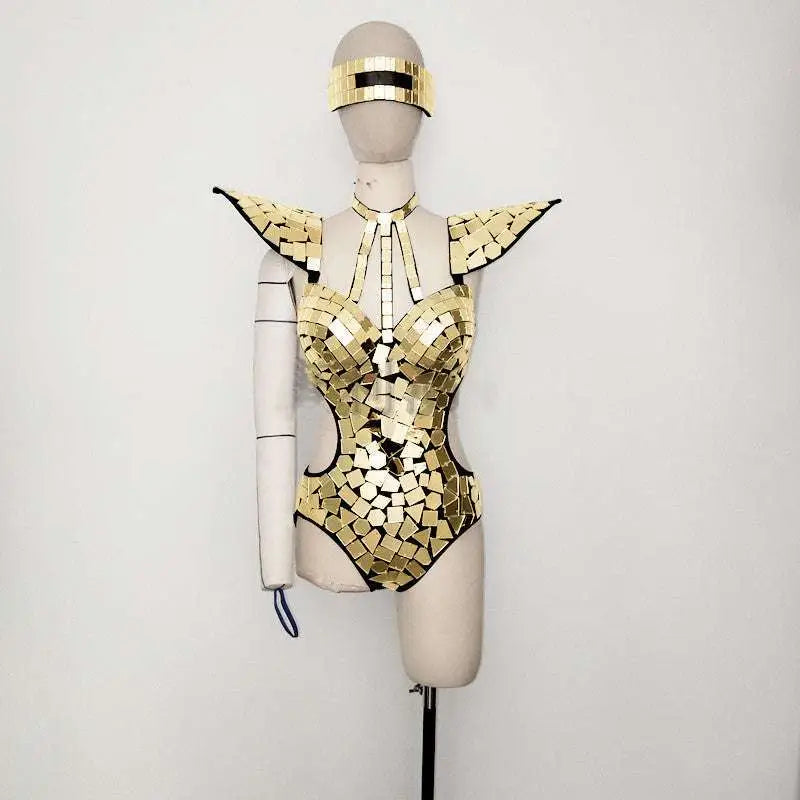Silver Mirror Performance Hall Performance Bodysuit