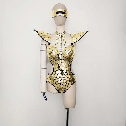 Silver Mirror Performance Hall Performance Bodysuit