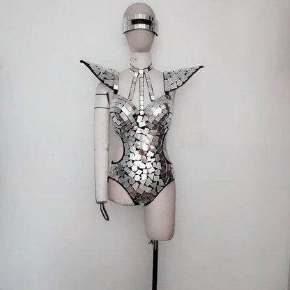 Silver Mirror Performance Hall Performance Bodysuit