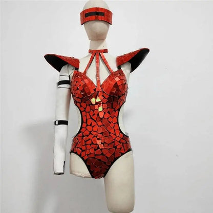 Silver Mirror Performance Hall Performance Bodysuit