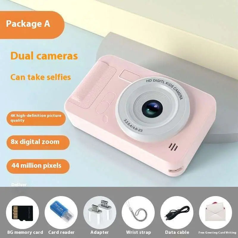 Silver Portable CCD Digital Camera for Students