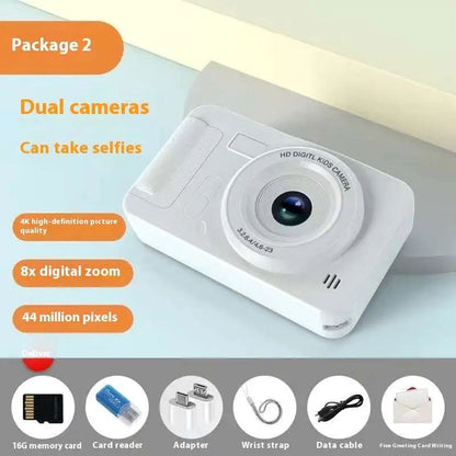 Silver Portable CCD Digital Camera for Students