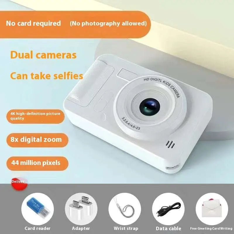 Silver Portable CCD Digital Camera for Students