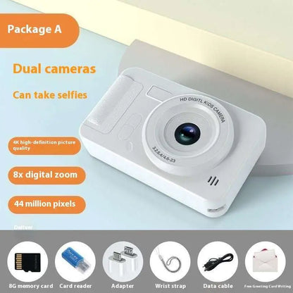 Silver Portable CCD Digital Camera for Students