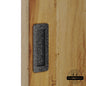 Barn Door Partial Radius Flush Pull