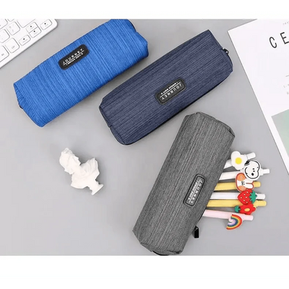 Simple Small Square Waterproof Pencil Case Stationery Case For Students Unique Pencil School Case