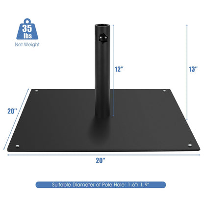 20 Inches Patio Umbrella Base