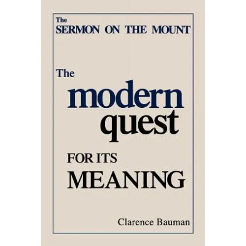 Sermon on the Mount - Paperback