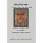 BELOVED ONE - A Dyslexic, Tongue-Tied Artist's Story - Paperback