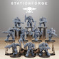 3D Printed Orkaz Skull Infantry x10 by StationForge Miniatures