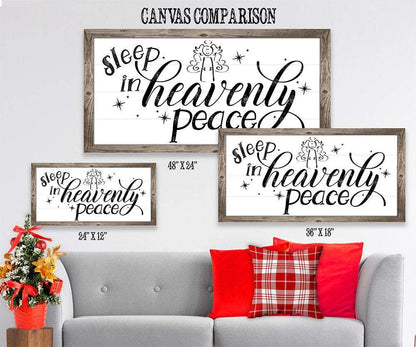 Sleep in Heavenly Peace - Canvas