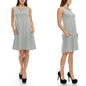 Sleeveless Tunic Dress with Pockets - Assorted Sizes