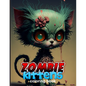 Zombie Kittens Coloring Book - Paperback