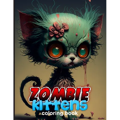 Zombie Kittens Coloring Book - Paperback