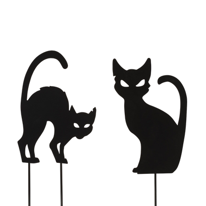 Black Cat Garden Stake -
