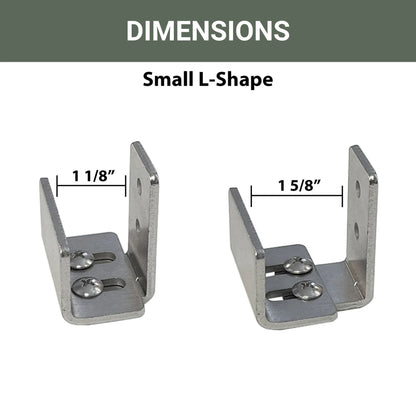 U Channel Wall Mounted Barn Door Guide
