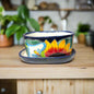 Small Talavera Flower Pot | Colorful Hand-Painted Mexican Planter