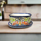 Small Talavera Flower Pot | Colorful Hand-Painted Mexican Planter
