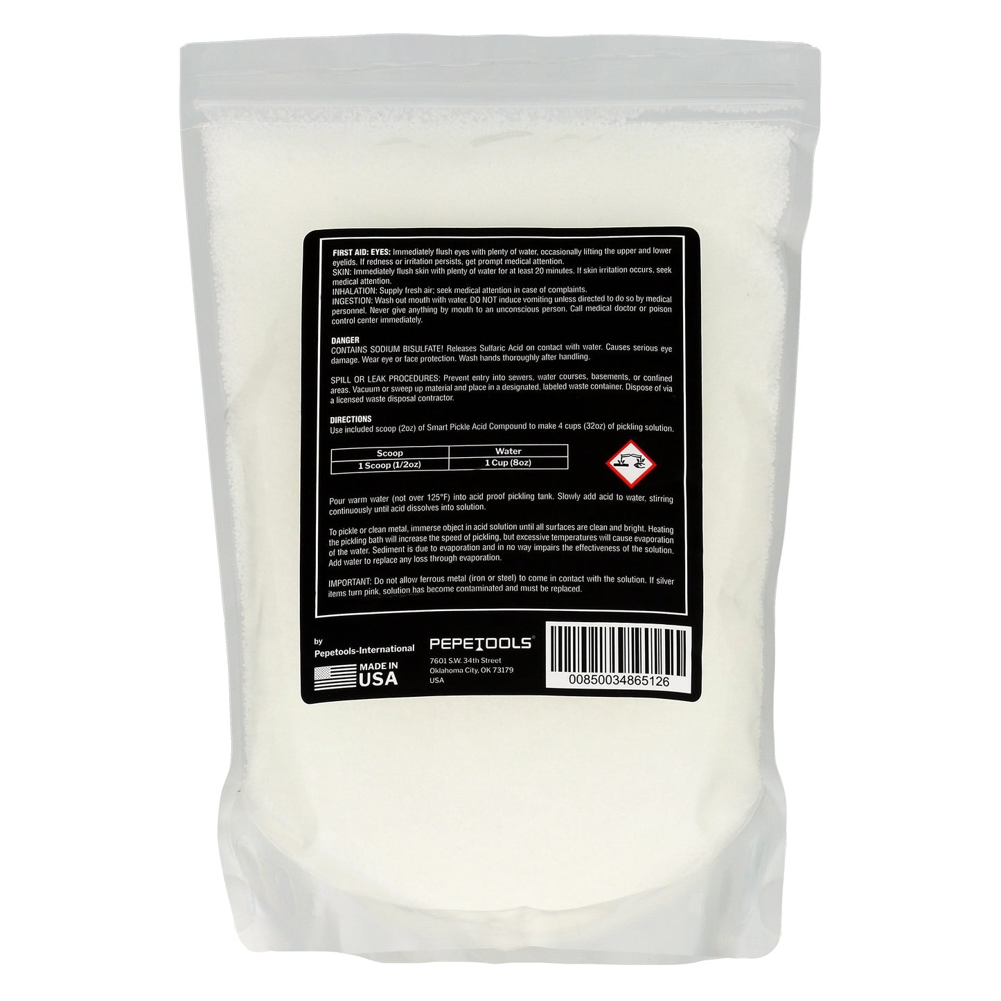 Jewelry Pickle Compound 1 lb – Smart Pickle for Gold, Silver & Copper – Removes Fire Scale, Fire Stain & Oxidation