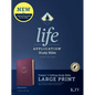 KJV Life Application Study Bible, Third Edition, Large Print (Leatherlike, Purple, Indexed, Red Letter) - Imitation Leather