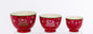 Snowflakes Holiday Bowls - Set of 3