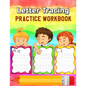 Letter Tracing Practice Workbook: Alphabet Animals, Trace Letters Of The Alphabet And Words Plus Trace Shapes And Patterns Workbook (Jumbo Size) - Paperback