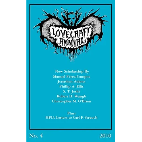 Lovecraft Annual No. 4 (2010) - Paperback