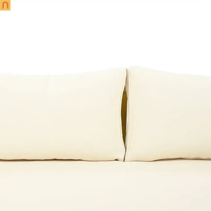 Outdoor Daybed Sofa Acacia Wood Rattan Arms Teak 3-Seater 67.5in