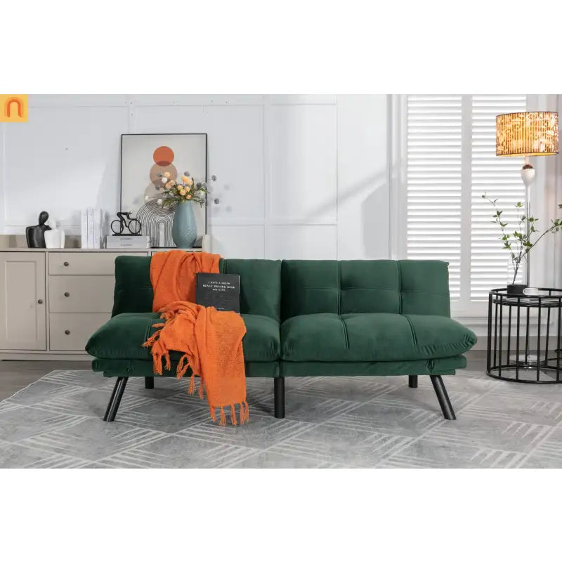 Sofa Bed Convertible Emerald Twin Adjustable Backrest 800 lb 70in