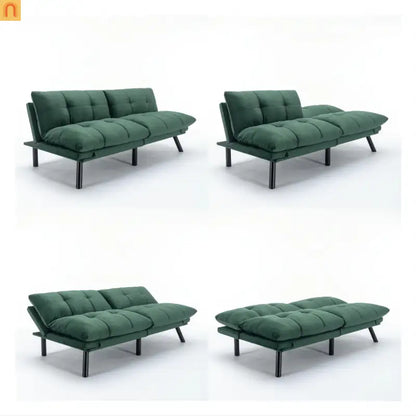Sofa Bed Convertible Emerald Twin Adjustable Backrest 800 lb 70in