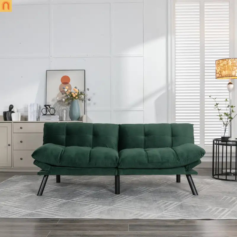 Sofa Bed Convertible Emerald Twin Adjustable Backrest 800 lb 70in