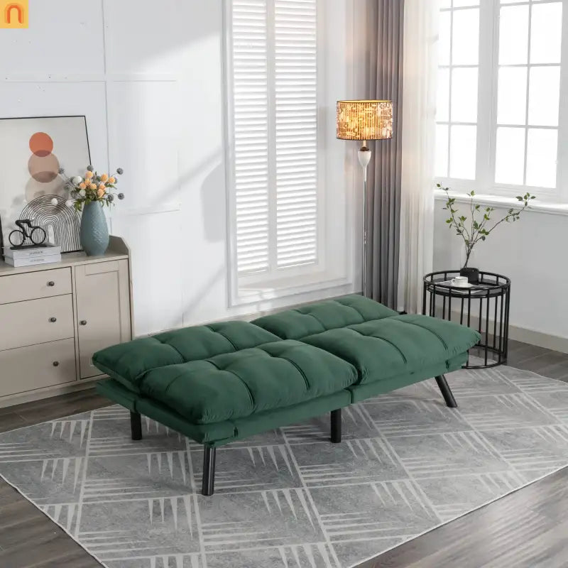 Sofa Bed Convertible Emerald Twin Adjustable Backrest 800 lb 70in